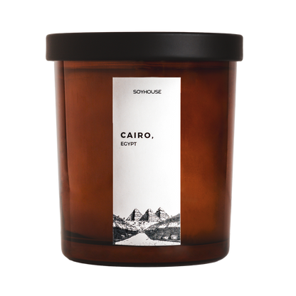 Cairo Egypt Home Candle - Beesoy Scented Candle, Buy Online in Pakistan, Spices, Marigold, Saffron, Jasmine, Oud, Frankincense