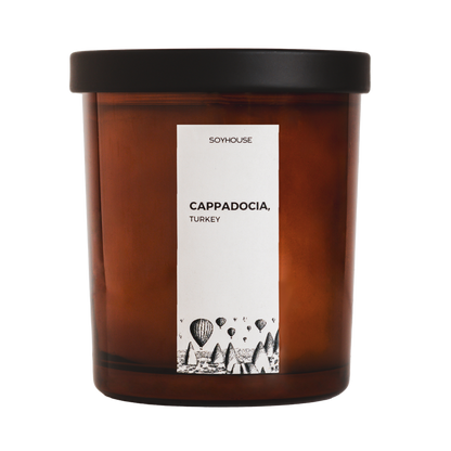 Cappadocia Turkey Home Candle - Beesoy Scented Candle, Buy Online in Pakistan, White Tea, Bergamot, Rosemary, Lavender, Cedarwood, Musk