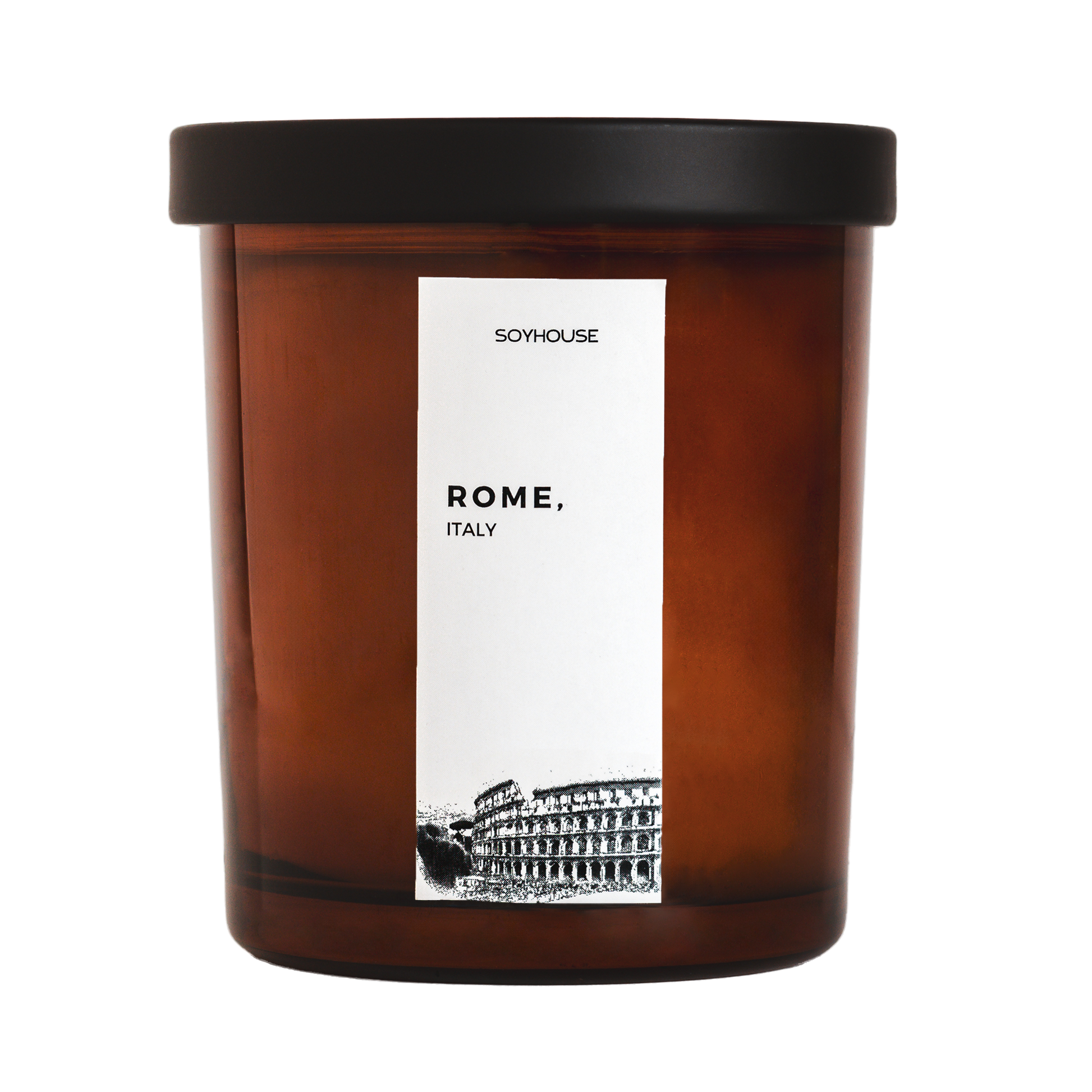 Rome Italy Home Candle - Beesoy Scented Candle, Buy Online in Pakistan, Leather, Bergamot, Iris, Vetiver, Patchouli, Oakmoss